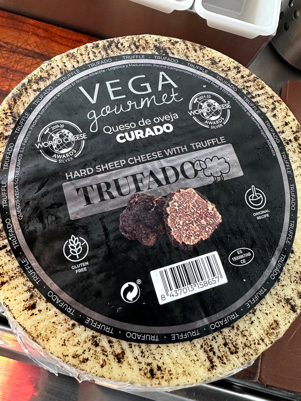 Manchego cheese aged with truffle (3 months) (120g)