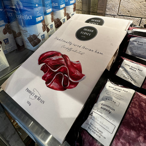 Traditionally cured Iberian ham (100g)